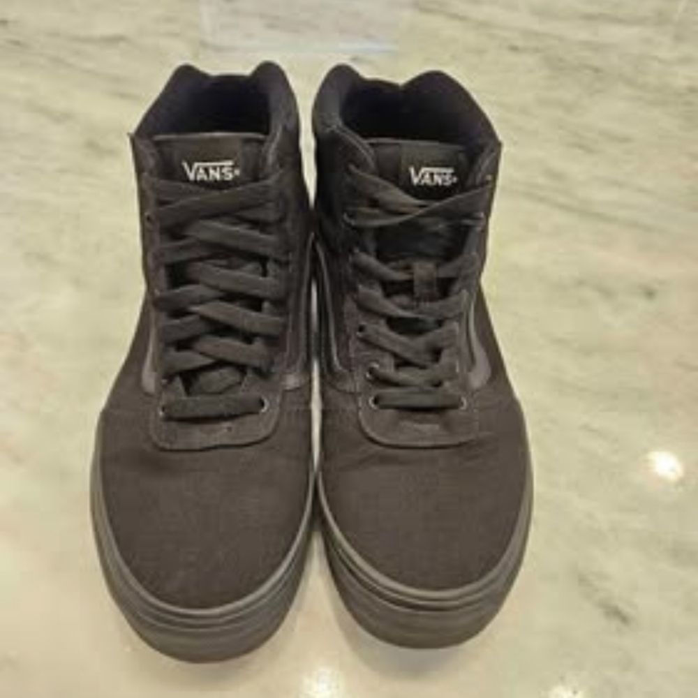 Black Hightop Vans
